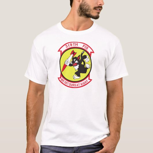 T-shirt 319th Escadron de chasseur-intercepteur (Devant)