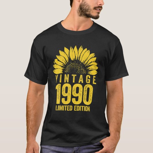T-shirt 31 ans 1990 Limited Edition 31St Anniversaire Flor (Devant)
