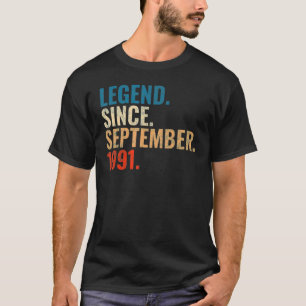 T-shirt 31 ans de légende depuis septembre 1991 31th Bir