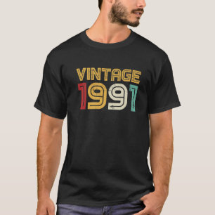 T-shirt 31 Ans Hommes Femmes 31E Anniversaire Graphic Vint