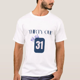 T-shirt 31 chemise personnalisée numérotée