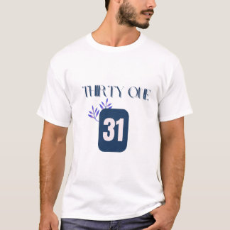 T-shirt 31 chemise personnalisée numérotée 