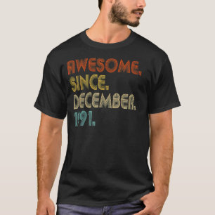 T-shirt 31e anniversaire 31 ans étonnant depuis décembre