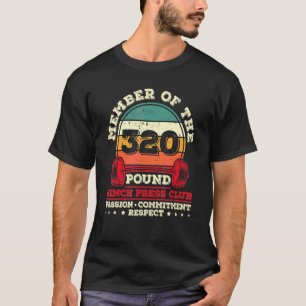 T-shirt 320 Livres Banch Presse Entraînement Poids Powerli