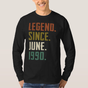 T-shirt 32 ans de légende depuis juin 1990 32e anniversair