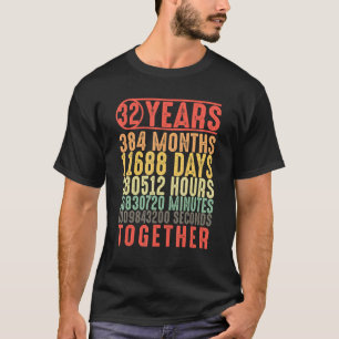 T-shirt 32 ans ensemble 32e anniversaire Couples mariés