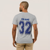 T-shirt 32 coutume Jersey (Dos entier)