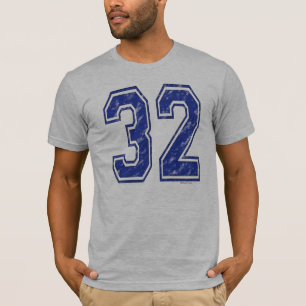 T-shirt 32 coutume Jersey