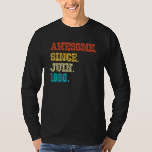 T-shirt 32e anniversaire stupéfiant depuis février 1990 32