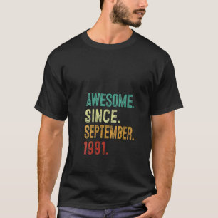 T-shirt 32e anniversaire stupéfiant depuis septembre 1991