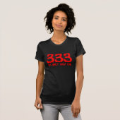 T-shirt 333 je suis mal seulement demi (Devant entier)