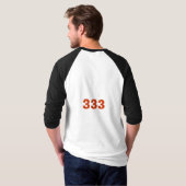 T-shirt 333 je suis seulement À MOITIÉ mauvais ! (Dos entier)