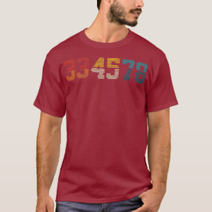 T-shirt 33 45 78 tr/min Vintage Retro Vinyl Record DJ Musi