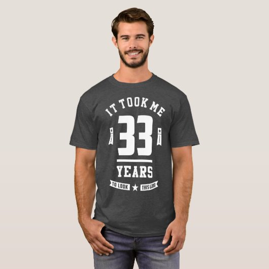 T-shirt 33 Ans (Devant entier)
