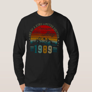 T-shirt 33 ans Vieux mai 1989 33e anniversaire