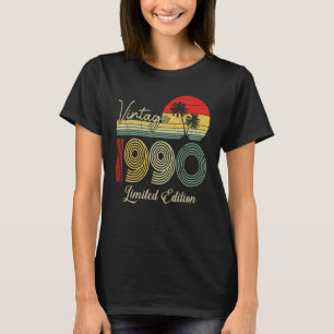 T-shirt 33 ans Vintage 1990 33e anniversaire 1