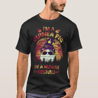 T-shirt 33 Costume d'Halloween de cochon d'Inde pour humai