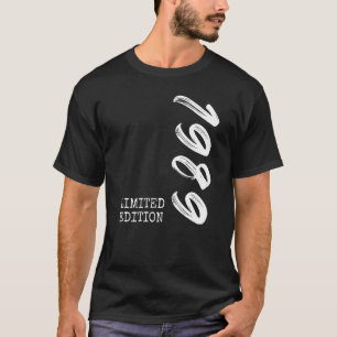 T-shirt 33e anniversaire Dames Mens 33 ans 1989 10