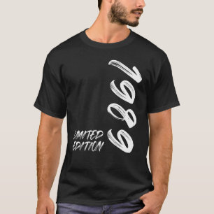 T-shirt 33e anniversaire Dames Mens 33 ans 1989 Don 11