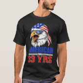 T-shirt 33e anniversaire USA Eagle Patriotic (Devant)