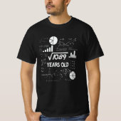 T-shirt 33rd Birthday Square Root Math 33 Years Old Bday (Devant)