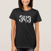 T-shirt 343 Area Code Ottawa ON Mobile Telephone Area Code (Devant)