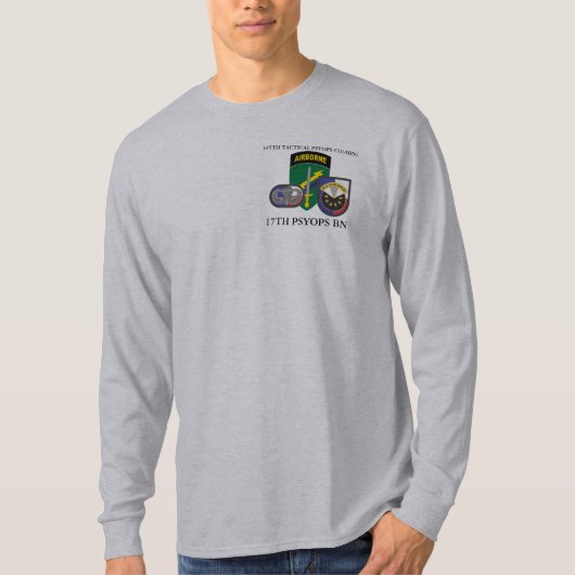 T-SHIRT 345E OPÉRATIONS TACTIQUES CO(ABN), 17E OPÉRATIONS (Devant)