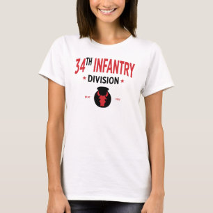 T-shirt 34e division d'infanterie - US Military Women