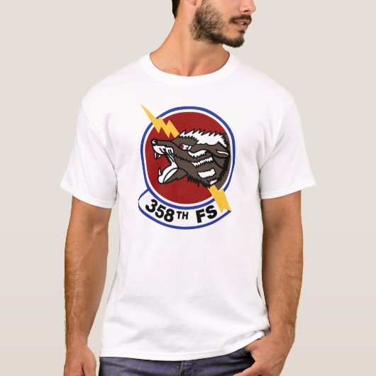 T-shirt 358th Escadron de combat (Devant)
