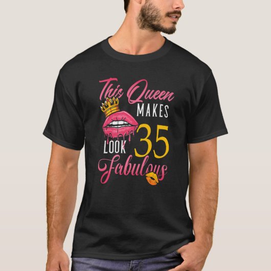 T-shirt 35 ans 35e anniversaire 10 (Devant)