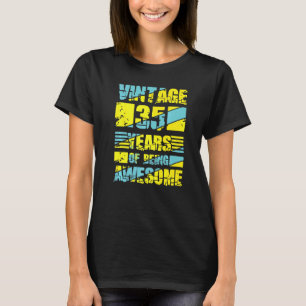 T-shirt 35 ans 35e anniversaire 17