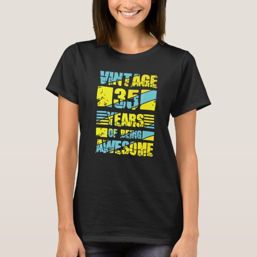 T-shirt 35 ans 35e anniversaire 17 (Devant)