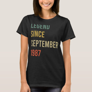 T-shirt 35 ans de légende depuis septembre 1987 35th Bir