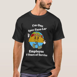 T-shirt 35 Ans de Service Taco 35e Travail Anniversaire Em