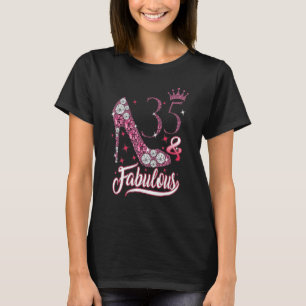 T-shirt 35 et fabuleux 35 ans Anniversaire Couronne diaman