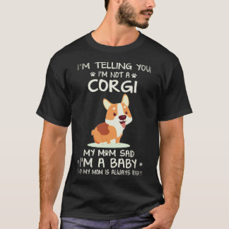 T-shirt 35 Je vous dis que je ne suis pas un Corgi