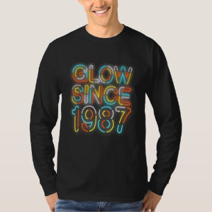 T-shirt 35e anniversaire Glow depuis 1987 Lunettes de sole