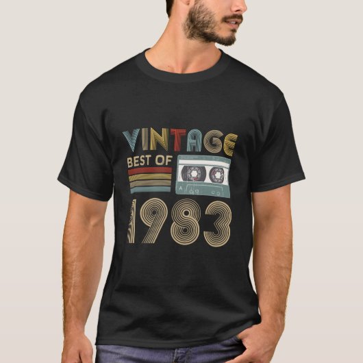 T-shirt 365 Meilleur de 1983 (Devant)