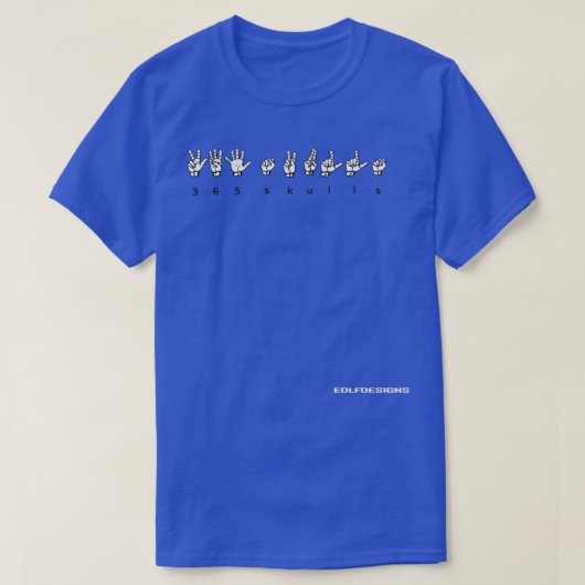 T-shirt 365crânes mains (Design devant)