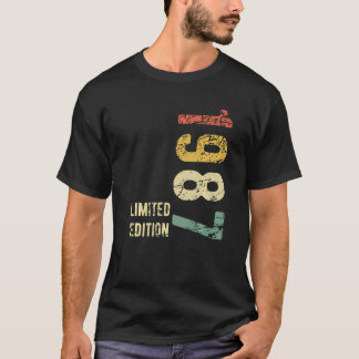 T-shirt 36 ans 1987 Retro 36e anniversaire