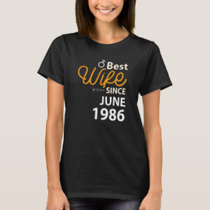 T-shirt 36e anniversaire de Mariage Meilleure femme depuis