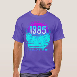 T-shirt 36e anniversaire Esthétique Vintage 1985 Sunset Pa