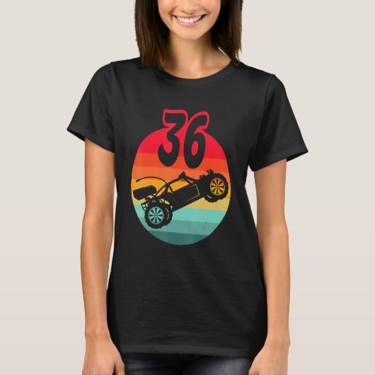 T-shirt 36e Anniversaire I Racing Jeu I Remote Control Rc (Devant)