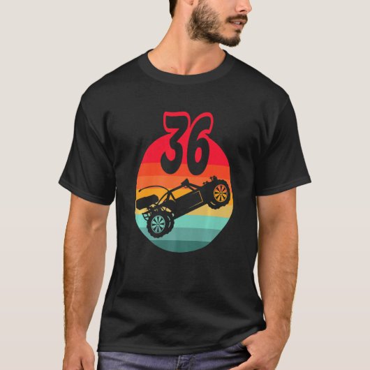 T-shirt 36e Anniversaire I Racing Jeu I Remote Control RC (Devant)