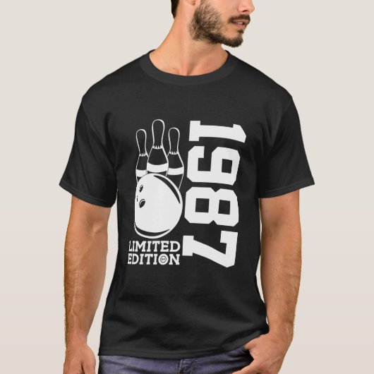 T-shirt 36e Bowling 1987 (Devant)