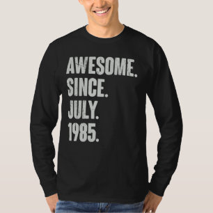 T-shirt 37 Ans 37ème anniversaire Awesome depuis Juillet 1