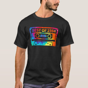 T-shirt 37e anniversaire 37 ans Tie Dye Meilleur 1984 Cass