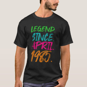 T-shirt 37e anniversaire Dons Légende depuis avril 1985 T