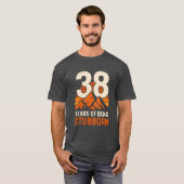 T-shirt 38 Ans d'être têtu, Funny 38e Anniversaire (Devant entier)