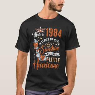T-shirt 38 Ans Fabriqué En 1984 Anniversaire Reine Diamond